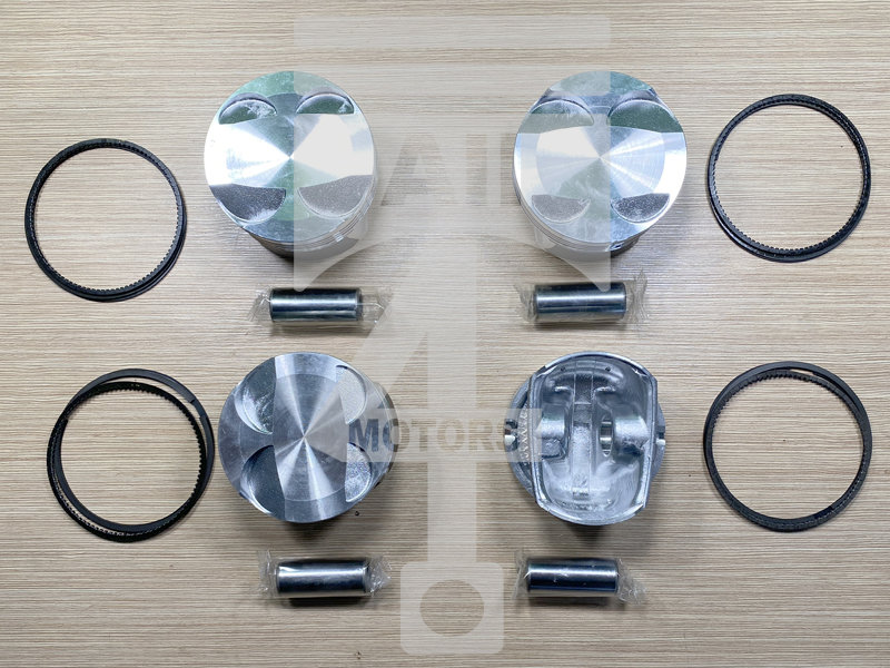 Поршень с кольцами и пальцем EPNS0108 на двигатель 1.6л бензин N16B16/N16B16A на BMW/Mini